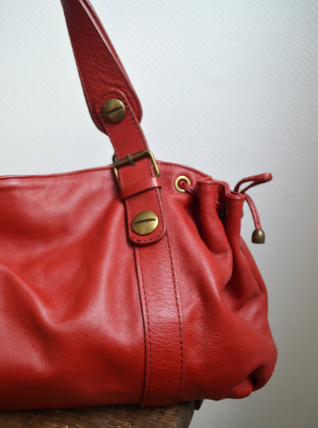 Sac Rouge en cuir