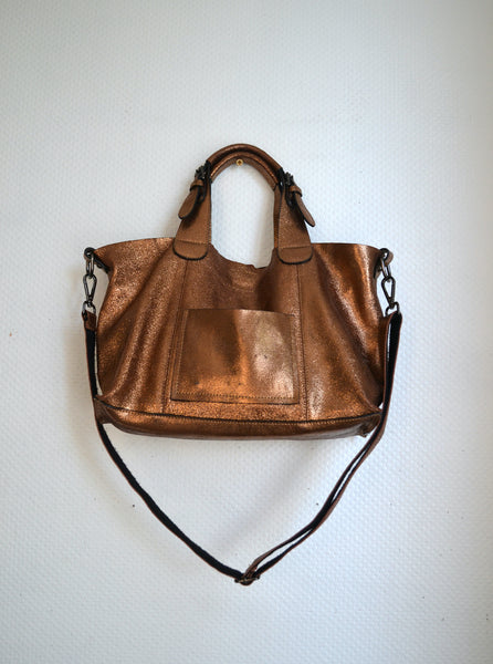 Sac en cuir Cuivre