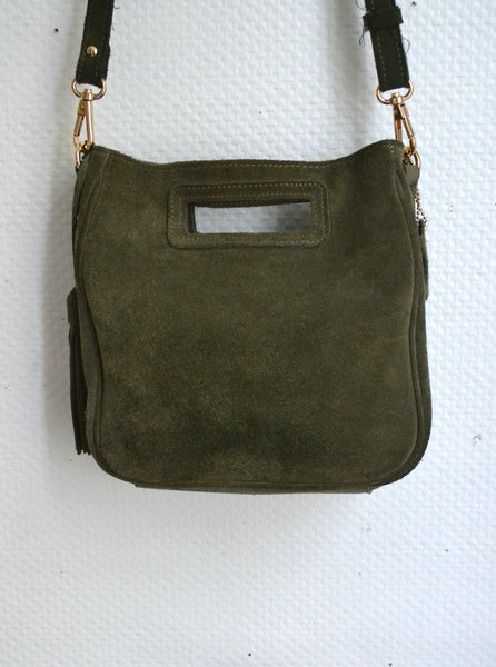 Sac en daim Kaki The Genuine Leather