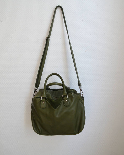 Sac en cuir Kaki Nat & Nin