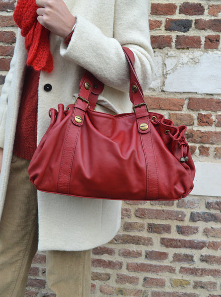 Sac Rouge en cuir