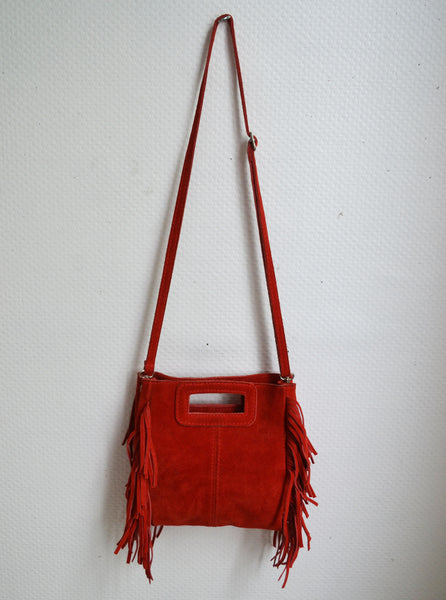 Sac Rouge à Franges The Genuine Leather