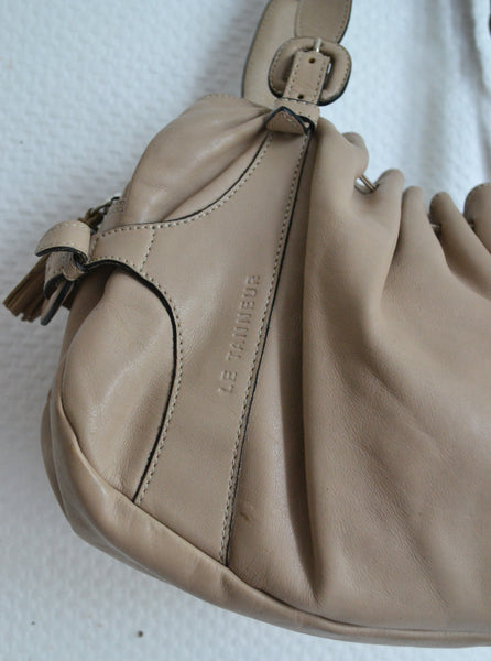 Sac en cuir Taupe Le Tanneur