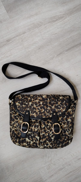 Sac Cartable Léopard Petite Mendigote