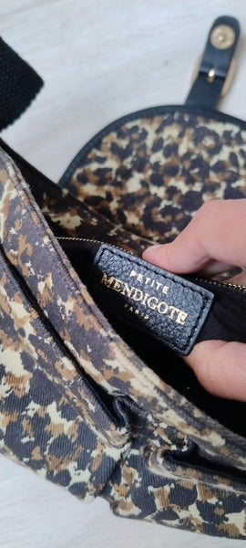 Sac Cartable Léopard Petite Mendigote