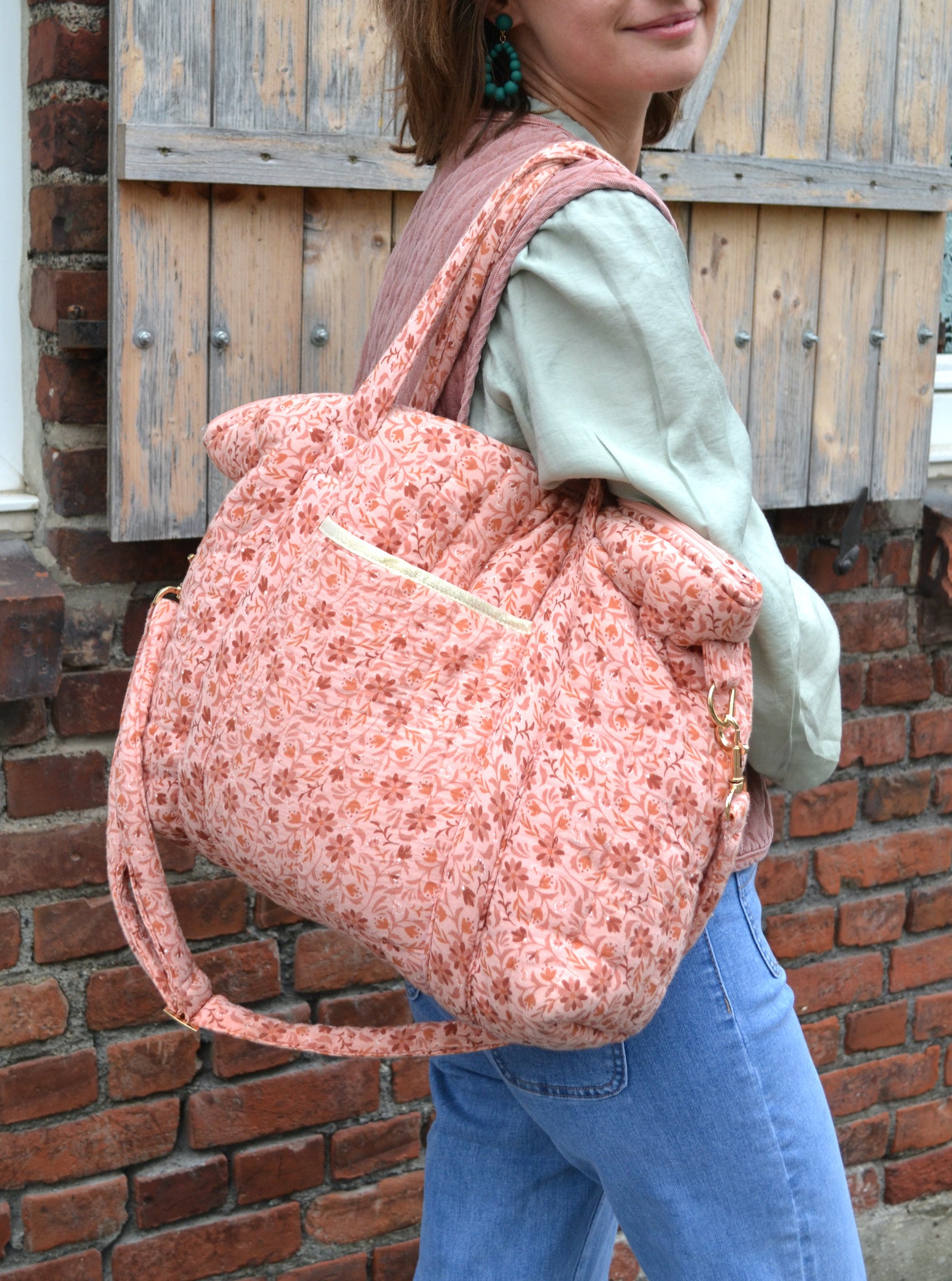 Sac cabas matelassé