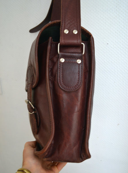 Sac Cartable Paul Marius Acajou