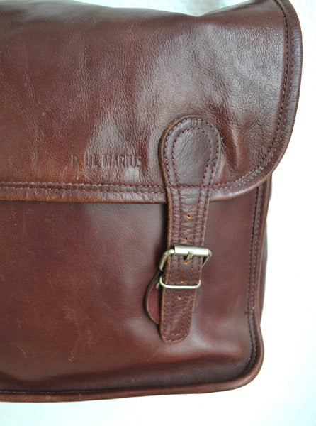 Sac Cartable Paul Marius Acajou