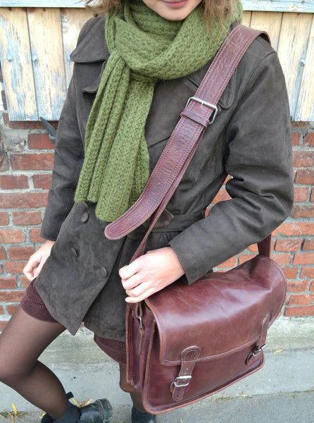 Sac Cartable Paul Marius Acajou