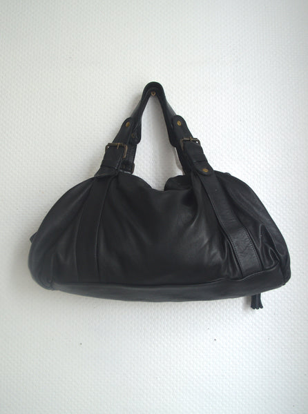 Sac en cuir Noir