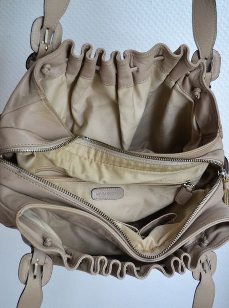Sac en cuir Taupe Le Tanneur
