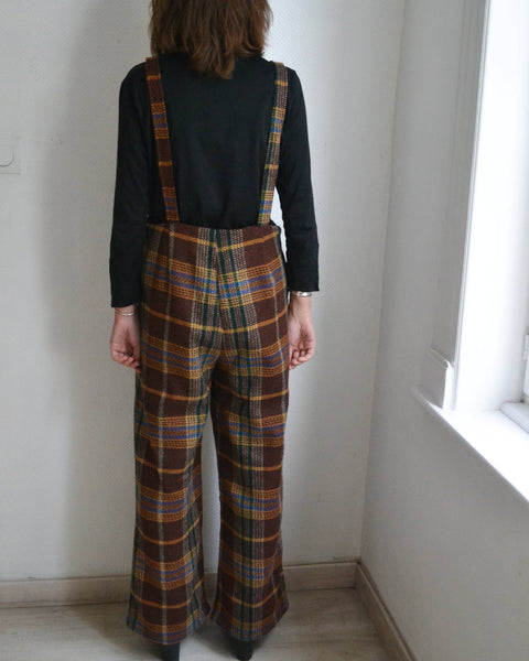 Salopette Carreaux Tartan Neuve
