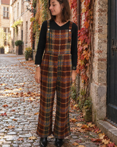 Salopette Carreaux Tartan Neuve
