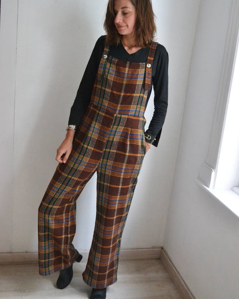 Salopette Carreaux Tartan Neuve