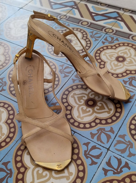 Sandales Chanel 38 1/2