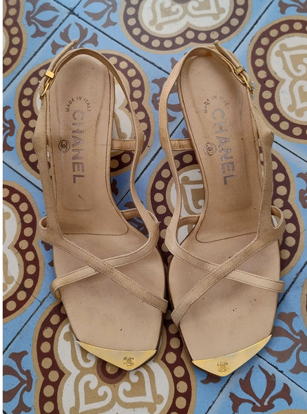 Sandales Chanel 38 1/2