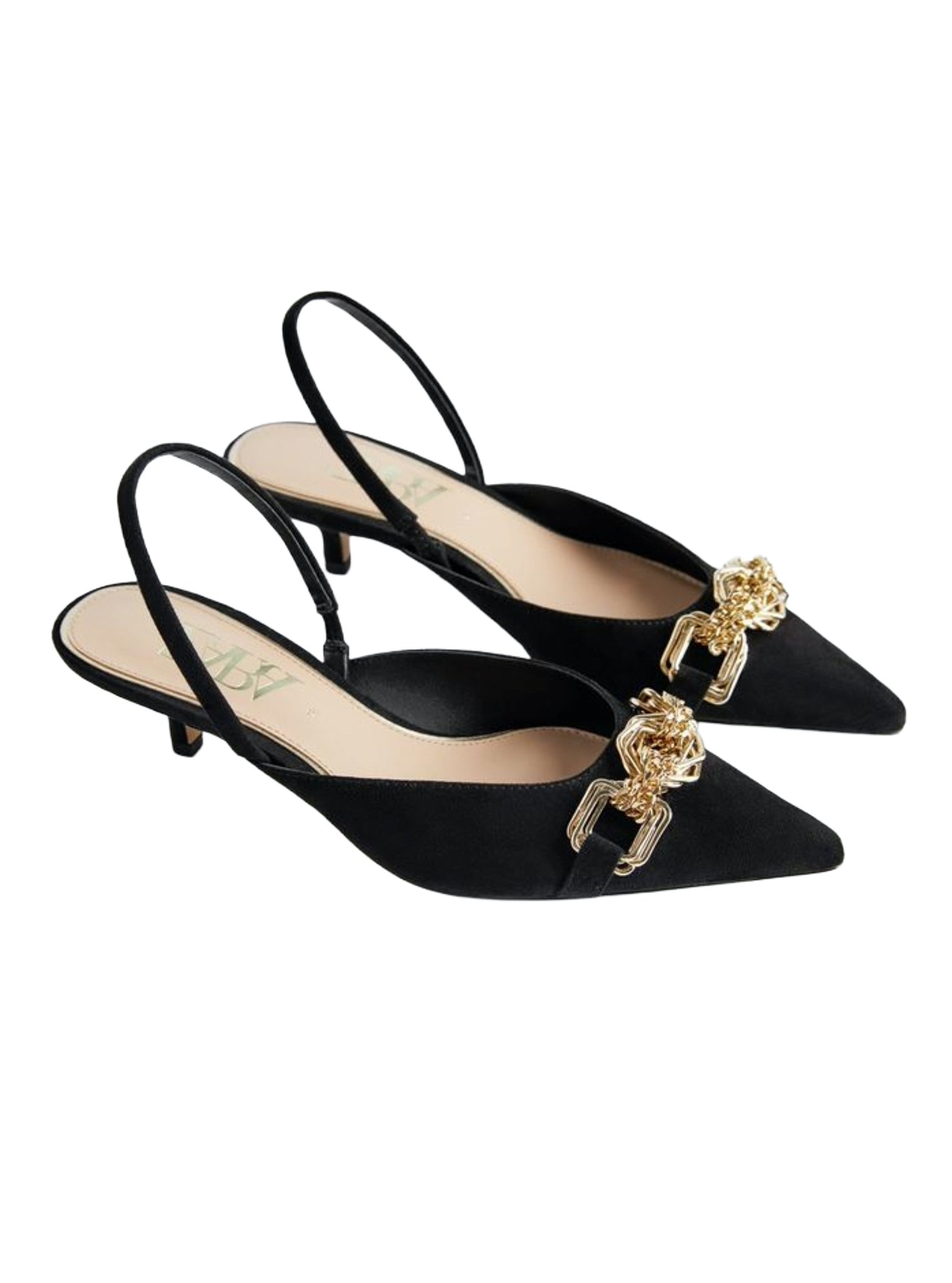 Sandales en daim Zara T40