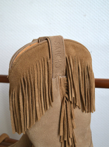 Santiags en daim Sancho T38