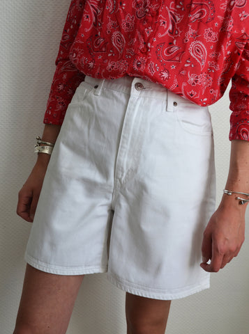 Short blanc Uniqlo