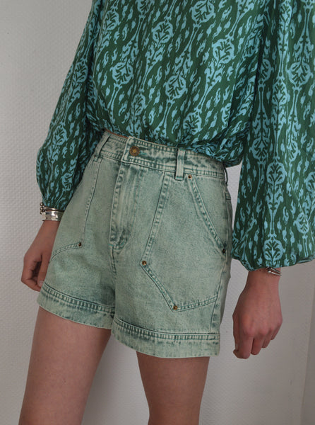 Short vert neuf en Jean