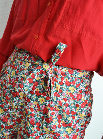Short fleuri
