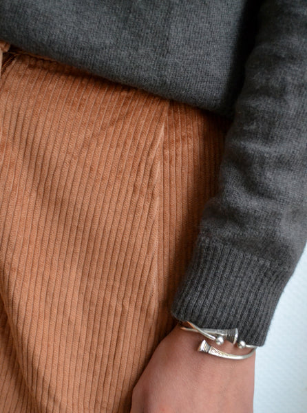Short Velours Caramel