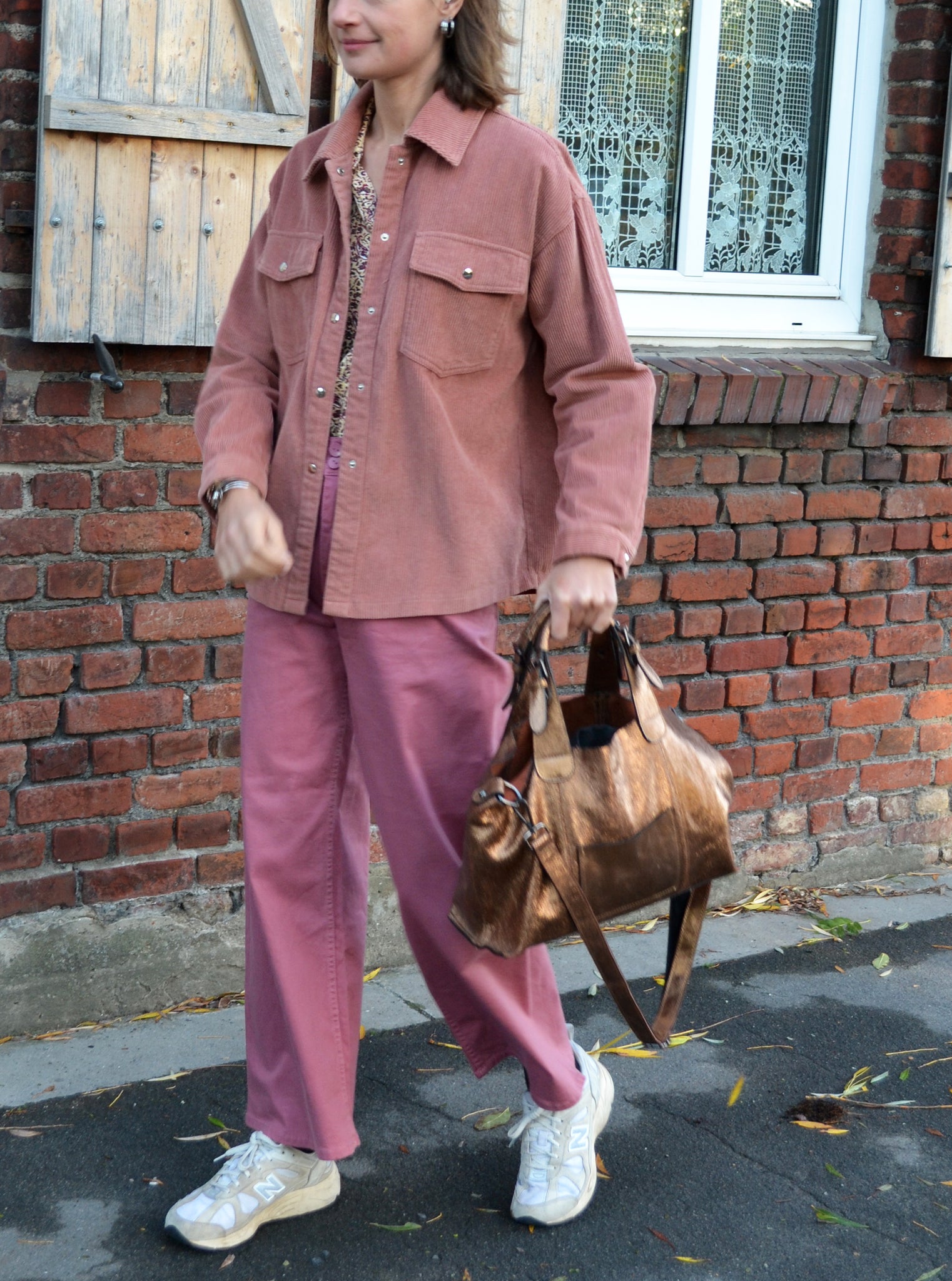 Surchemise côtelé Grace & Mila