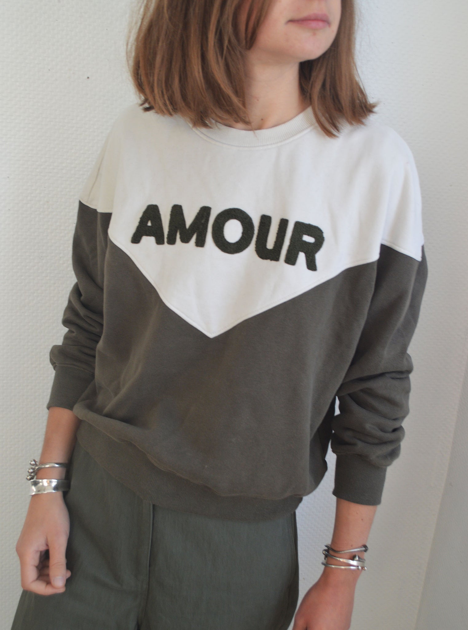 Sweat AMOUR Kaki