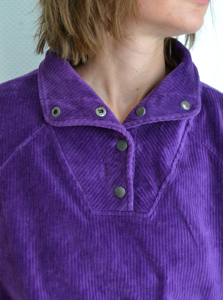 Sweat Côtelé Purple