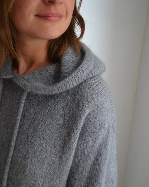 Sweat en Mailles Gris