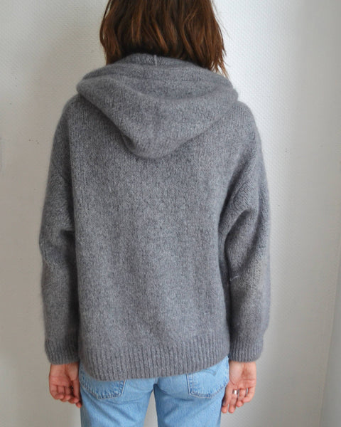 Sweat en Mailles Gris