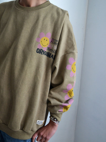 Sweat Kaki Smiley
