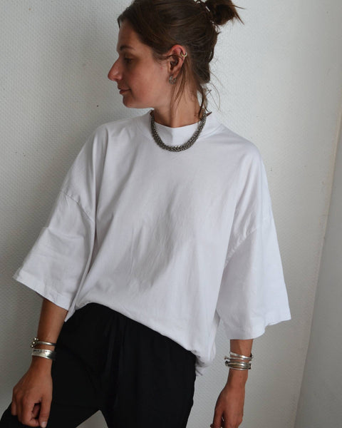 T-shirt blanc Oversize COS