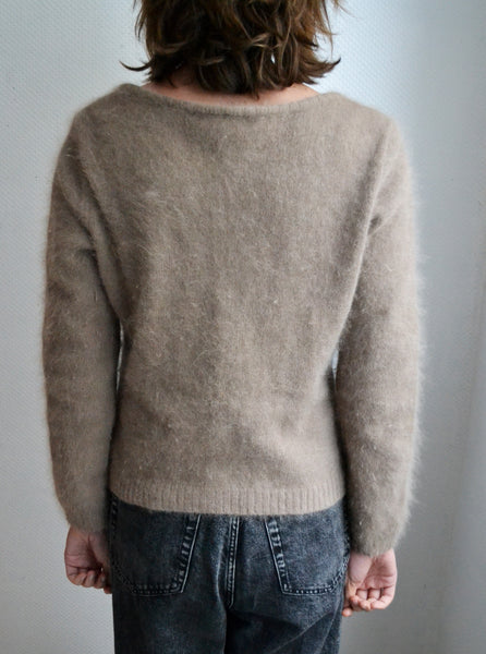Gilet Taupe Angora