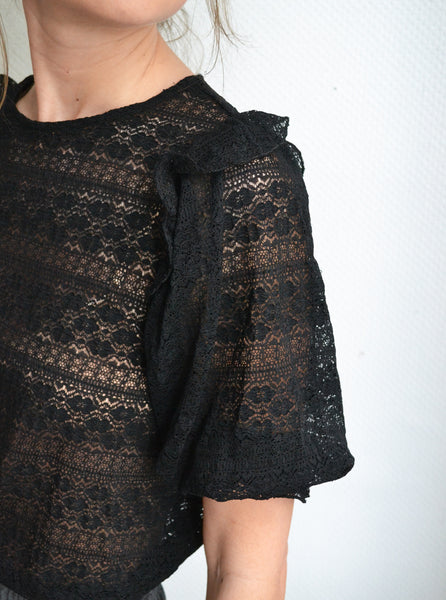 Top Dentelle Noir