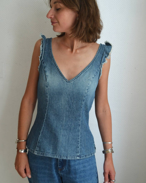 Top en Jean Isabel Marant