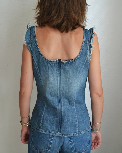 Top en Jean Isabel Marant