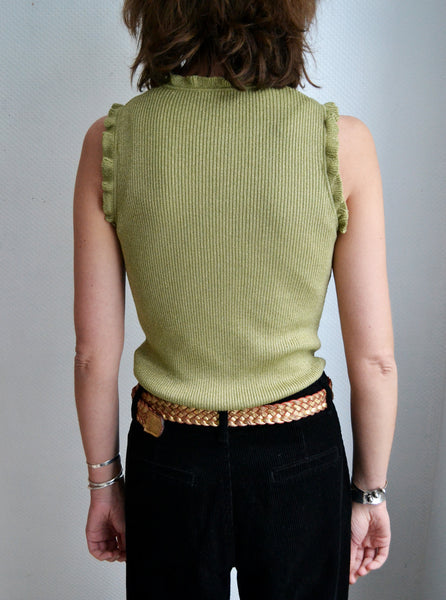 Top Lurex doré