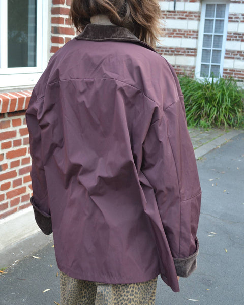 Trench Col Velours Neuf