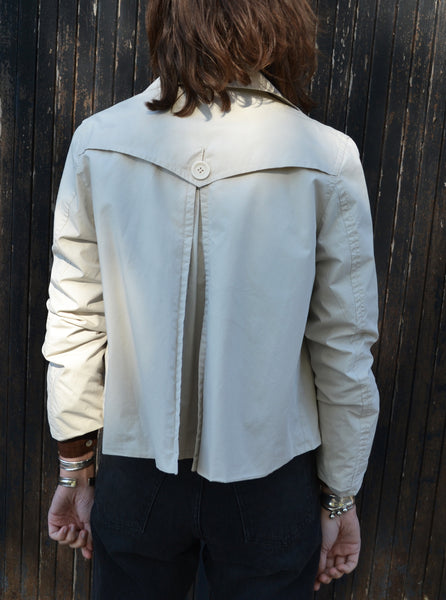 Veste Trench Crop