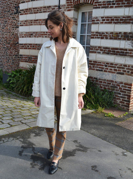 Trench écru Zara