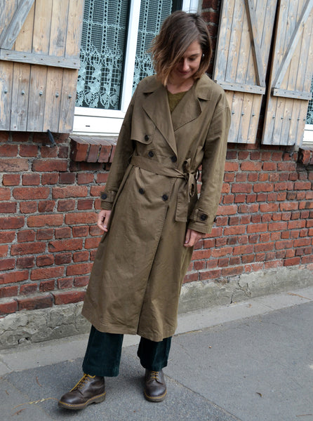 Veste Trench Kaki