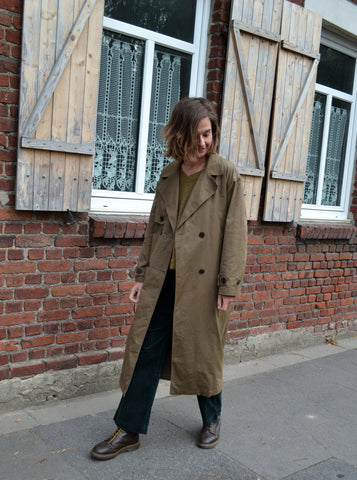Veste Trench Kaki
