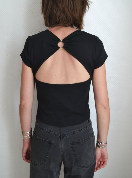 T-shirt Dos Nu Noir