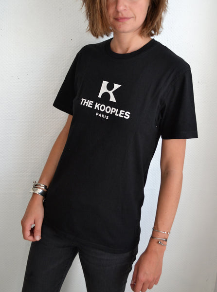 T-shirt Noir The Kooples