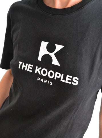 T-shirt Noir The Kooples