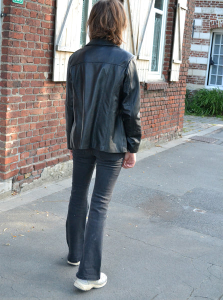 Veste Blazer Vintage Cuir