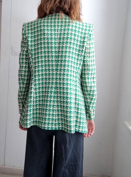 Blazer Tweed Vert