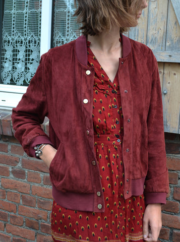 Veste Bomber en Daim Pablo