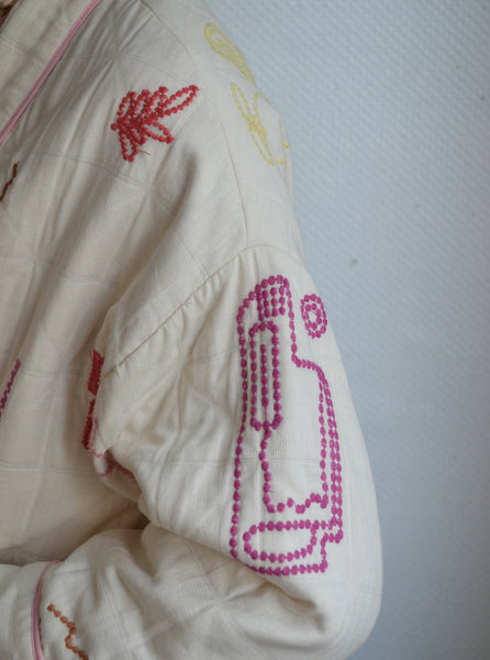 Veste Matelassée Broderies